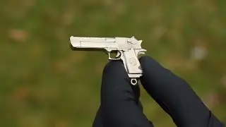 W.POLAH MINIATURE GUNS: the Desert Eagle in action | 2mm Pinfire Gun | mini Desert Eagle | Man Gift