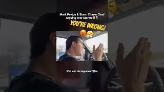 Mark Peyton & Storm Chaser Chad Arguing Over Storms🌪️😳 #markpeyton #stormchaser #weather