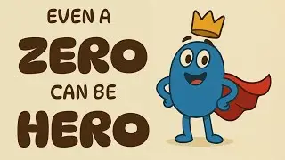 Zero the Hero | Story Time | Moral | Comic | Fun Number Zero Story for Kids!