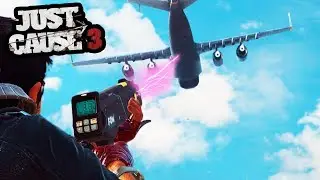 CARGO PLANE GUN MOD! (Just Cause 3 Mods) | SuperRebel