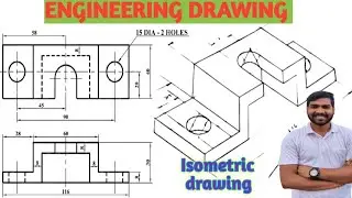 ISOMETRIC DRAWING|ENGINEERING DRAWING|B.E. ISOMETRIC DRAWING|TU|PU|KU|PoU|SHOBHA PANDIT