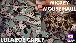 LULAROE CARLY Mickey Mouse Haul
