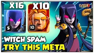 Th14 Powerful Spam Attack Strategy With Super Giant and Witch | Best TH14 Attack | Clash of Clans