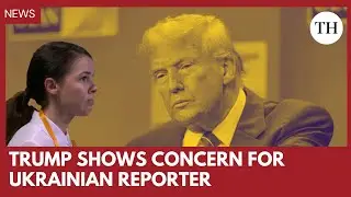 Trump shows concern for Ukraininan reporter's family at NATO conference