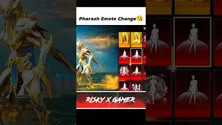 Bgmi 3.7Update Pharaoh New Emote Changed&hearts;️ || Pharaoh New Glider Animation😱#shorts #op #pubg #gaming