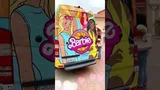 Barbie Truck Tour at the Irvine Spectrum Center