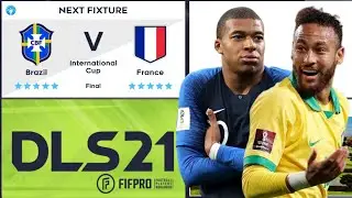 DLS 21 | Brazil 🇧🇷 vs 🇫🇷 France | Dream League Soccer 2021 Gameplay