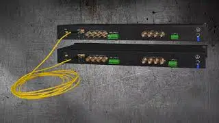 8 SDI / HDSDI Over 1 Fiber Optical Transmission Multiplexer