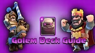 ЛУЧШАЯ КОЛОДА С ГОЛЕМОМ ДЛЯ АРЕНЫ 6, 7, 8, 9 | Clash Royale | Научитесь использовать Голема и побеждайте!