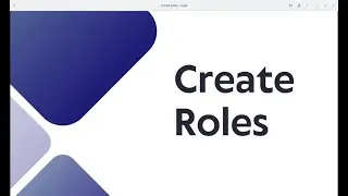 Create Roles