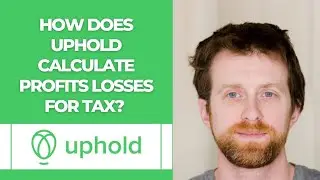 How does Uphold calculate profits losses for tax? 