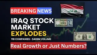 Iraq Stock Market EXPLODES: 118 Companies, $406M Trading Volume - 2025 Report Analysis