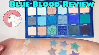 Jeffree Star Cosmetics Blue Blood Eyeshadow Palette Review
