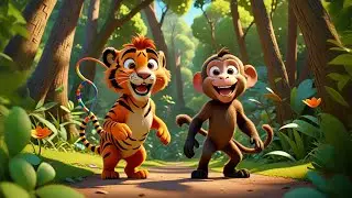 Tina Tiger Skips Rope | Fun Exercise and Counting Song for Kids | Nursery Rhymes and Baby Songs