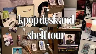 ✰ kpop desk and shelf tour! ✰
