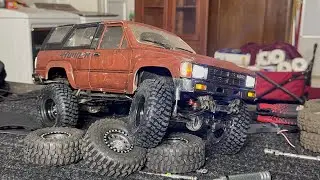 RC4WD 4Runner table crawl & tire clearance check#rccrawlers 
