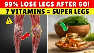 Top 7 Vitamins to Strengthen Your Legs! Prevent Cramps | Senior Health Tips