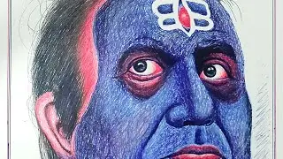 The kashmir file #viral drawing Anupam kher inkpen sketch art #video viral tips#kashmir file movie😯