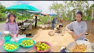 Roadside Street Food Tour in Takeo Province, & More, Cambodia Market, Countryside Food Paradise