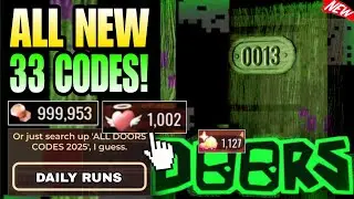 ALL NEW *DAILY RUNS UPDATE* IN ROBLOX DOORS 2026 JANUARY - ALL WORKING CODES FOR DOORS ROBLOX 2026