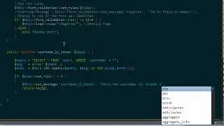 CodeIgniter - Registration Tutorial Part 4 - Callback Methods