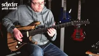 Schecter Sun Valley Super Shredder Exotic - Black Limba FR