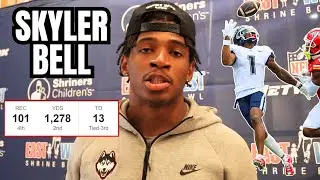 NFL Draft prospect Skyler Bell Top 5 WR in Nation | 2026 Shrine Bowl Interview