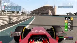 F1 2014, Abu Dhabi one shot qualifying and 25% race