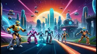 Five Little Robots on the Run | Fun Robot Song for Kids | Interactive Counting Rhyme for Toddlers