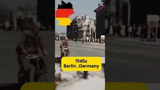 German Surrender 1945 | Color Footage of Post-War Life in the Ruins