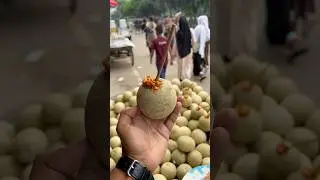 Tasty Masala Bel or Wood Apple! Mouth Watering Street Food #shorts #fruits #streetfood #trending