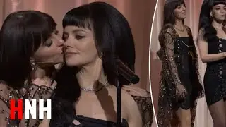 Dakota Johnson Shares Emotional On-Stage Kiss with Lily Allen on SNL
