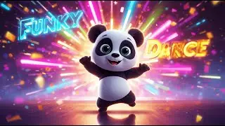 Funky Panda Dance Show | Cute 3D Cartoon Animals Jumping & Bouncing Animation