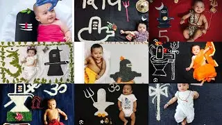 20 + latest Mahashivratri theme baby photoshoot ideas #mahashivratri #babyphotoshoot 
