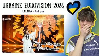 CLASSICALLY TRAINED MUSICIAN REACTS to UKRAINE EUROVISION 2026 🇺🇦 | LEL&Eacute;KA - Ridnym