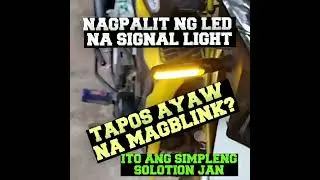SIMPLE SOLUTION SIGNAL LIGHT NOT BLINKING AFTER INSTALLING LED SIGNAL LIGHT..