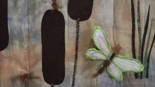 Dragonfly: Thread & Sea Glass