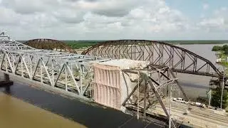 June 17, 2022 - Morgan City, LA.  360 view from the flood wall