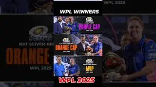 WPL 2025  WINNERS LIST ORANGE CAP AND PURPLE CAP #shorts #trending #youtubeshorts