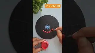 Dot Mandala for beginners | Step by Step | 71 | ATM Creations #shortsfeed  #shorts #shortvideo