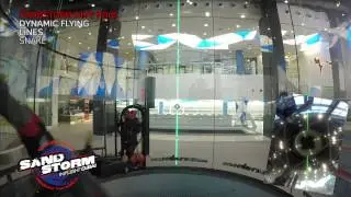 Inflight Dubai SandStorm - Dynamic flying dive pool - Lines