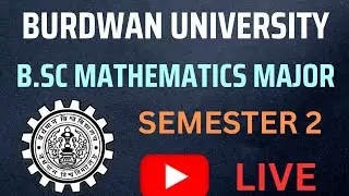 #burdwanuniversity Bsc math major semester 2 online syllabus and books#bscmathematics
