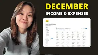 December Budget Breakdown (Income and Expenses) Budgeting for January