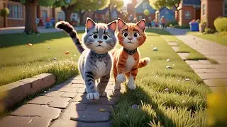 Four Fluffy Cats Tell the Time | Telling Time Song for Kids | Nursery Rhymes and Baby Songs