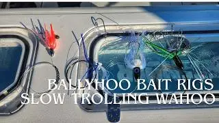 Bait Rigs for Ballyhoo | Slow Trolling Wahoo with Mike Dupree | In The Spread Fishing