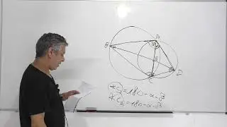 גיאומטריה לכיתה י-שני מעגלים כולל דמיון משולשים.שאלה מקורית.