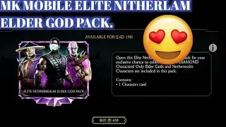 Mk mobile elite nitherlam elder god pack 🥰.