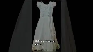 Holly communion gown in stock now visit www.calicose.com