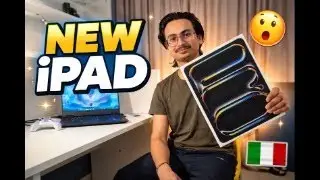 My First YouTube Video 📦 | iPad Pro M4 Unboxing | Italy 🇮🇹