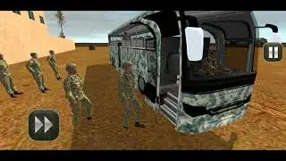 Uphill Offroad Army Bus Driving Simulator - Soldier Transport Games - Android Gameplay